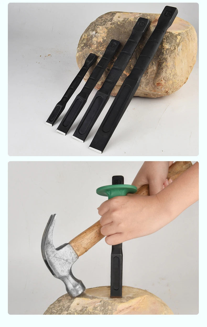 Ciseaux burin Acier avec Protège-Main