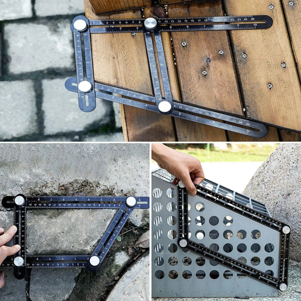 Règle Multi-Angles Aluminium Pliable