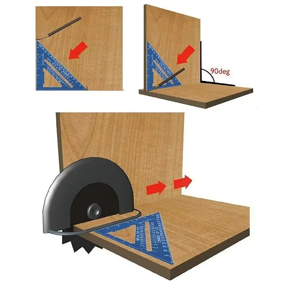 Équerre Triangulaire Aluminium - Menuiserie