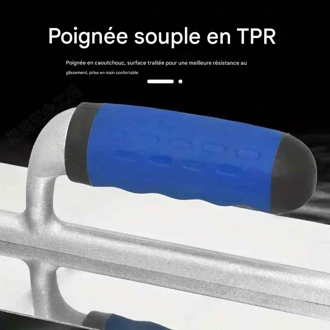 Truelle Ronde Lissage Plâtre Enduit Manche Ergonomique