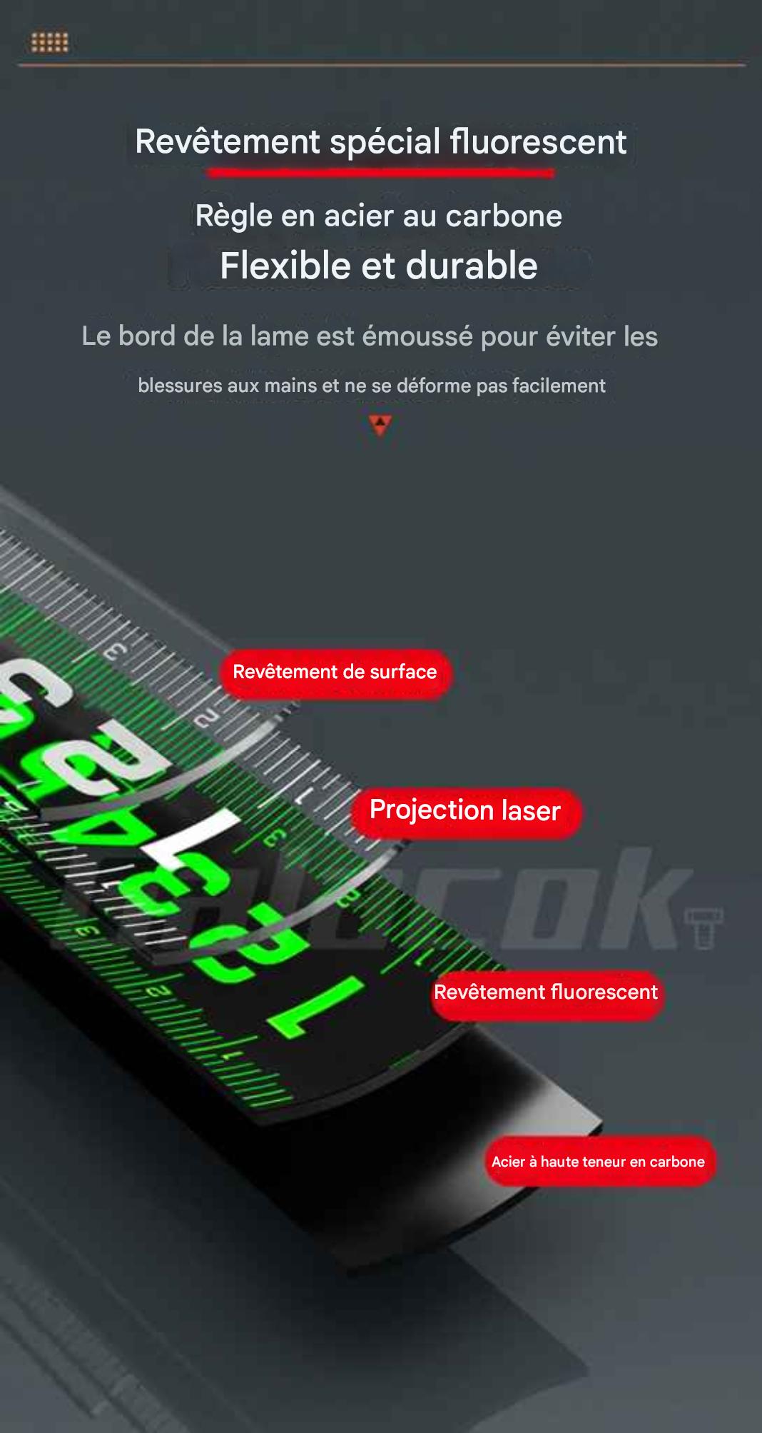 Mètre Ruban Professionnel 5m