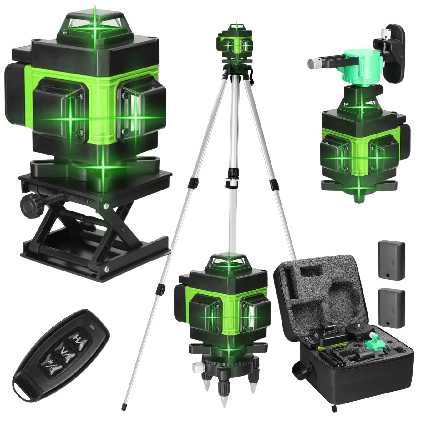 Niveau Laser 4D - 16 Lignes Auto-Nivelant 360°