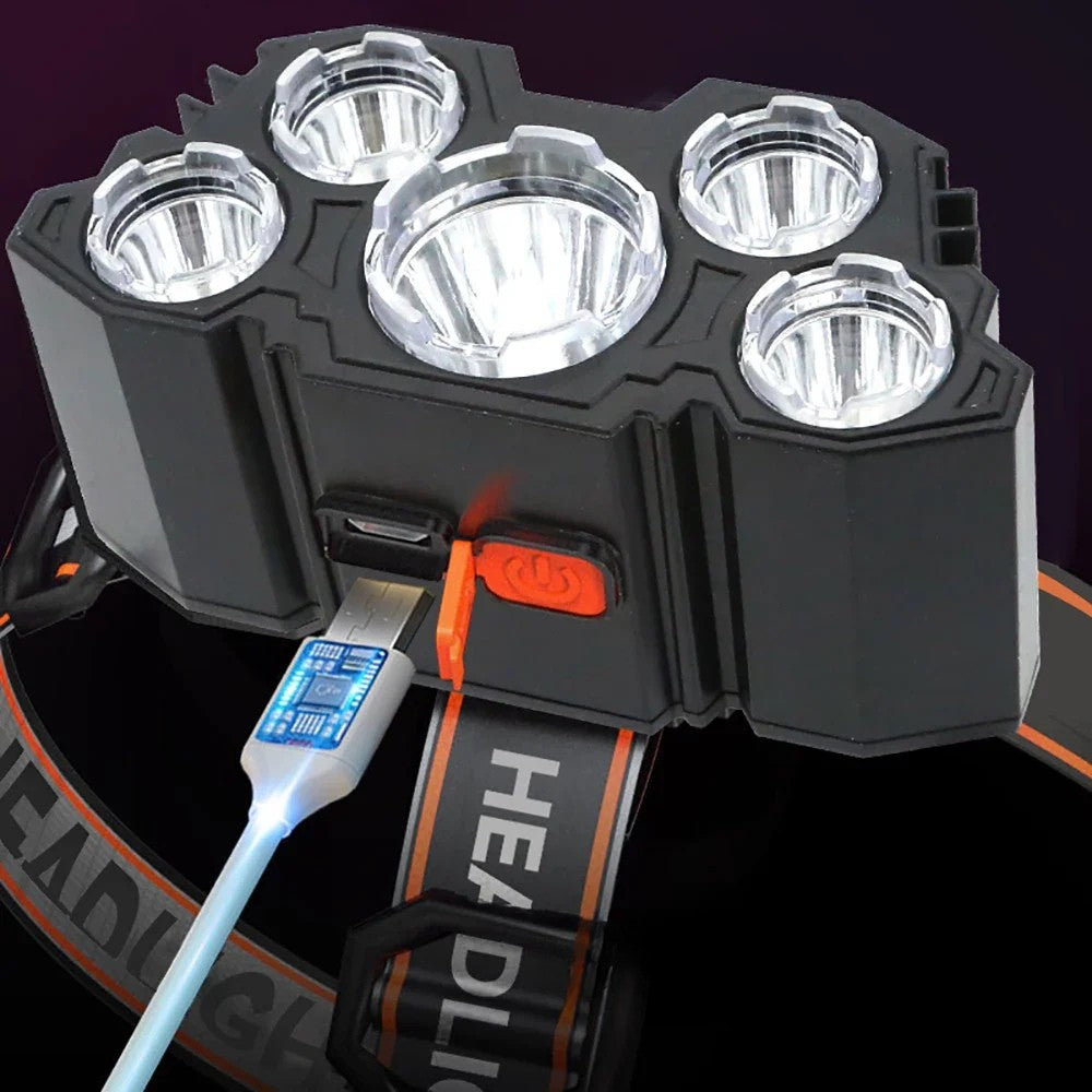 Lampe Frontale LED  Rechargeable Plomberie