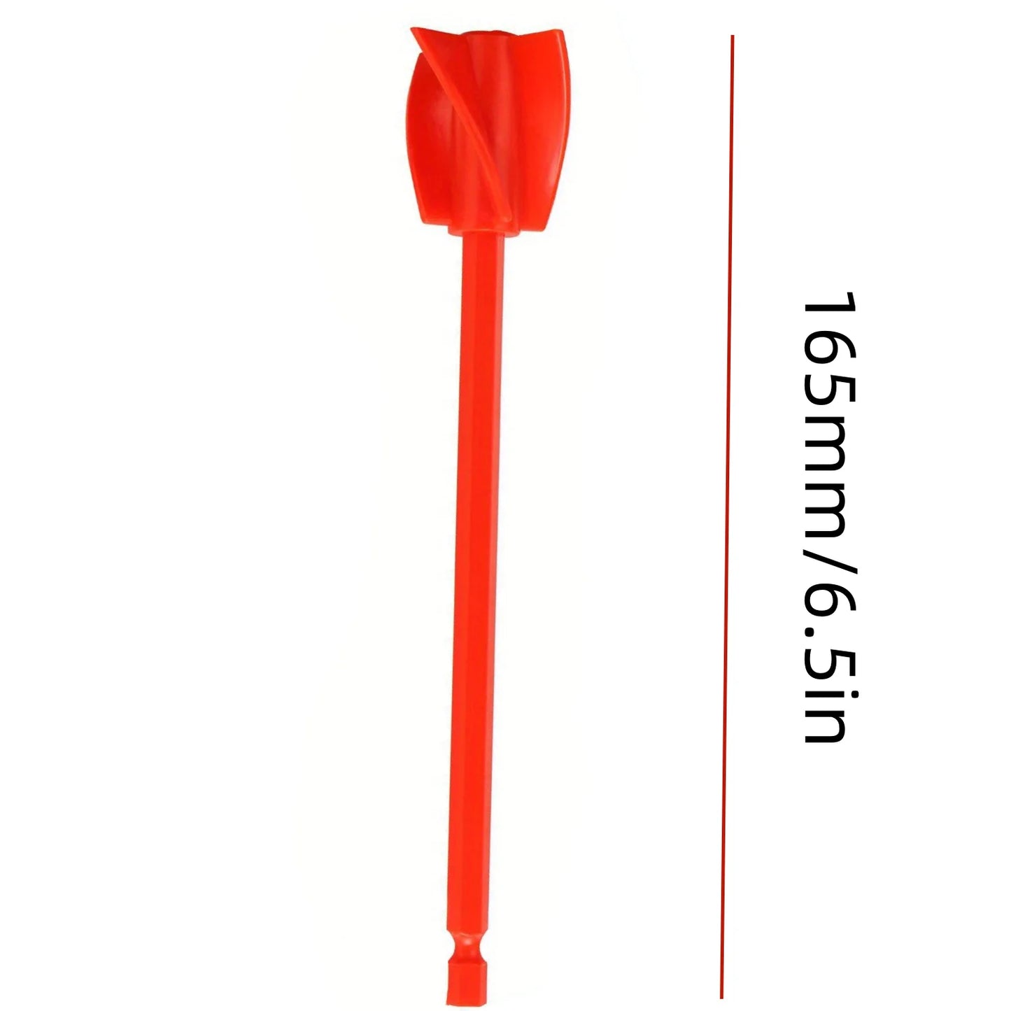 Mélangeur Résine Époxy - Accessoire Perceuse Rouge