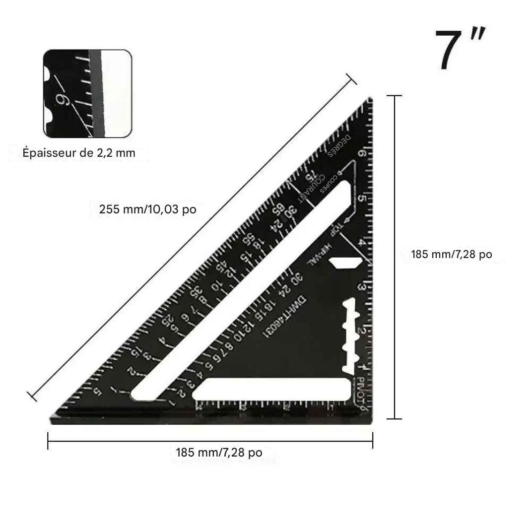 Équerre Triangulaire  Aluminium - Menuiserie