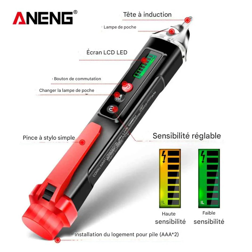 Détecteur Tension  Sans Contact 1000V